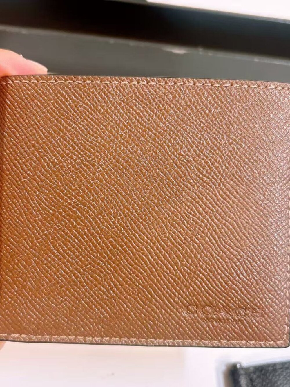 Coach Id Billfold Wallet CEB80 Chestnut